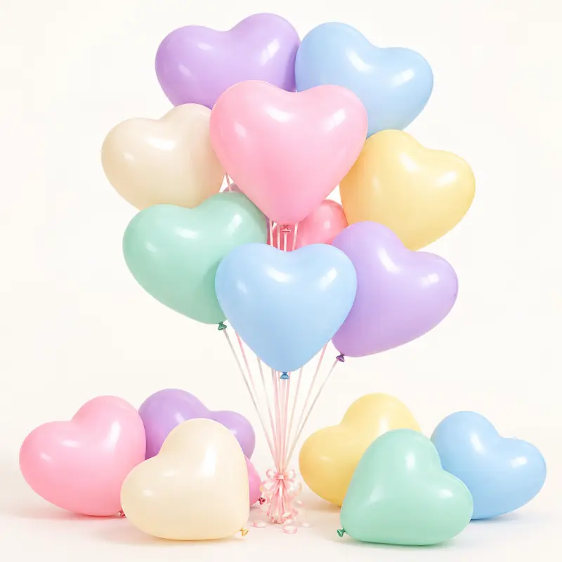 5 అంగుళాల హార్ట్ లాటెక్స్ బుడగలు