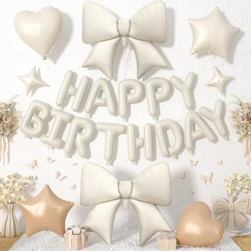 బో నాట్ బెలూన్ పుట్టినరోజు సెట్