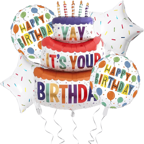 రేకు బెలూన్ పుట్టినరోజు సెట్