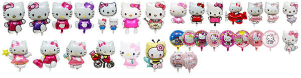 Hello kitty foil balloon
