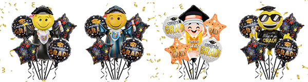 Graduation foil balloon small set
