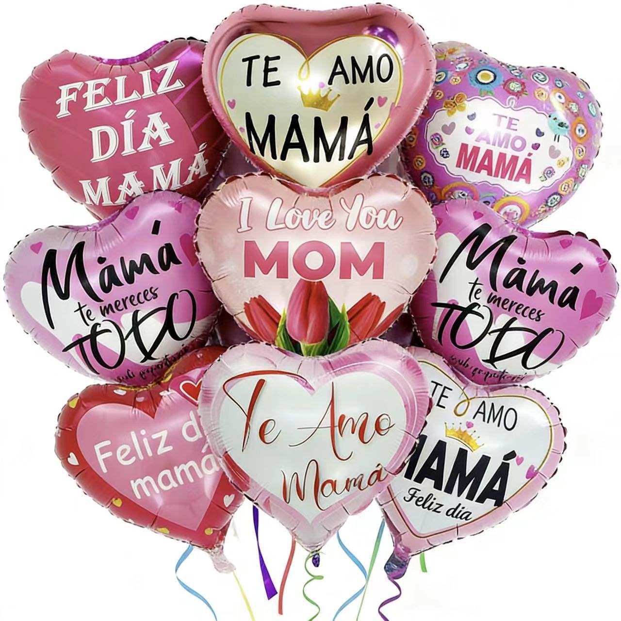 మదర్స్ డే రేకు బుడగలు