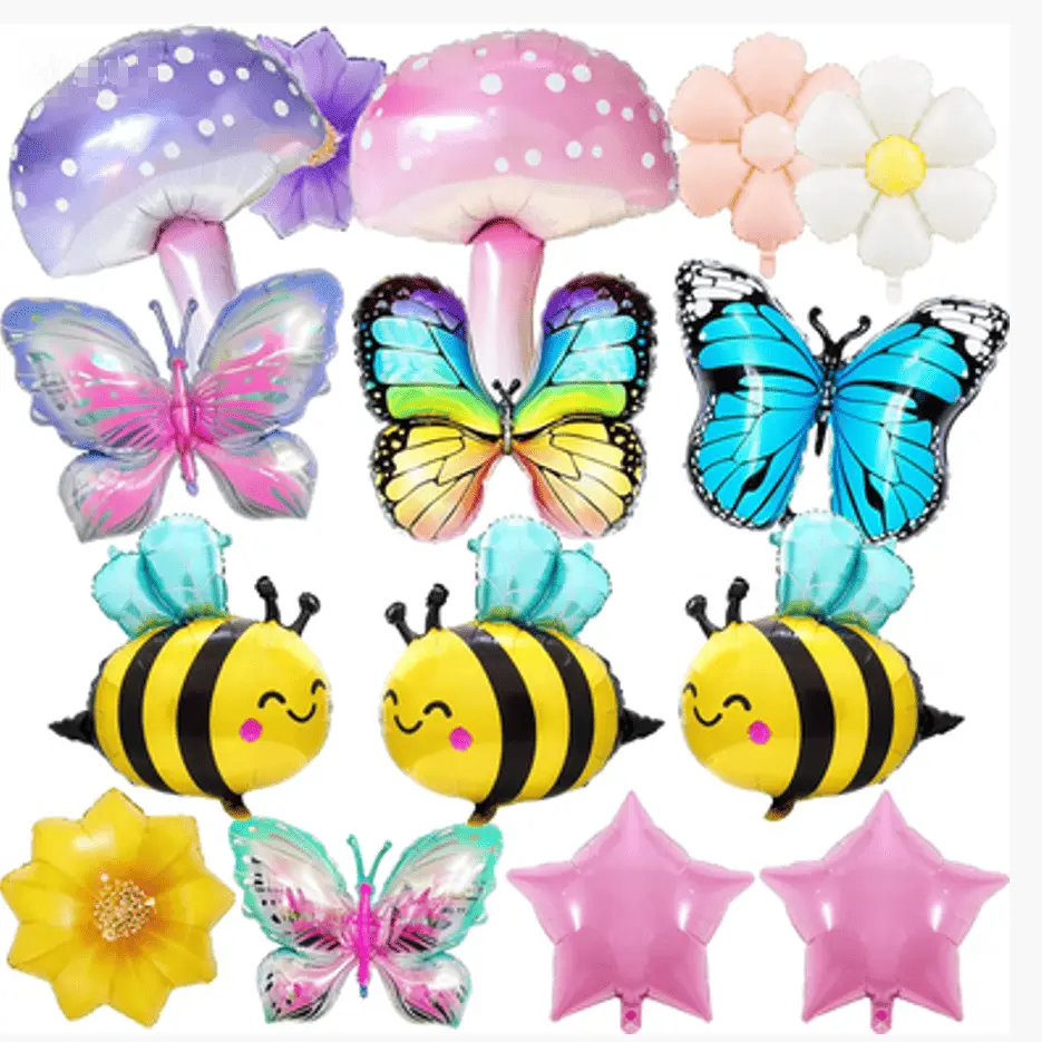 స్ప్రింగ్ నేపథ్య రేకు బెలూన్